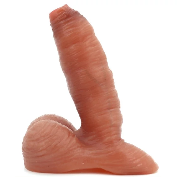 Rugalmas védőburkolat – hamis pénisz modell (10 x 3,5 cm)