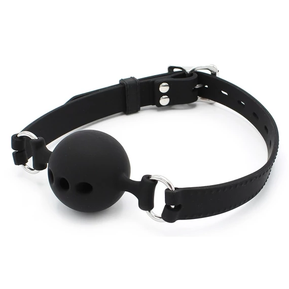 Pierced Ball Gag – érdekfeszítő 43 mm-es golyóbiggyes