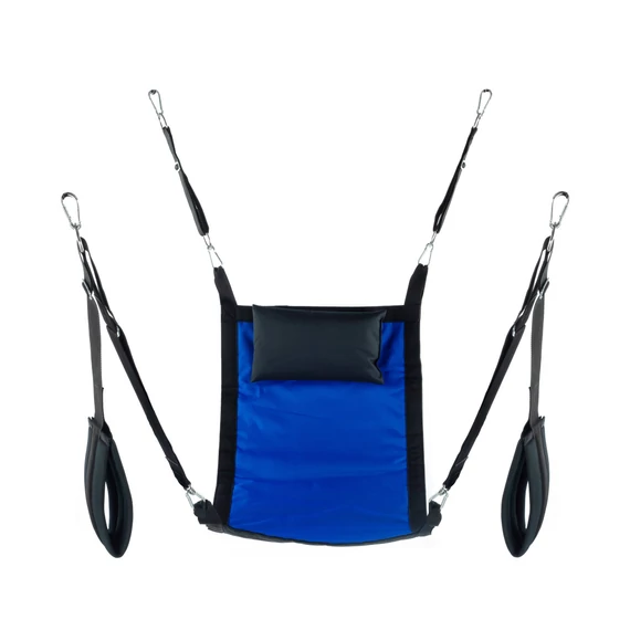 Rectangle Fabric Sling - teljességében kék pamut hinta