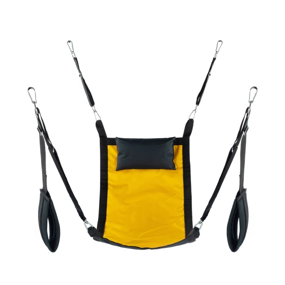 Rectangle Fabric Sling – prémium sárga hordszíj szett