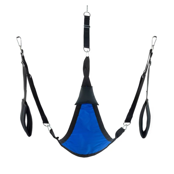 Triangle Fabric Sling - prémium szövet hintaszófa kékben