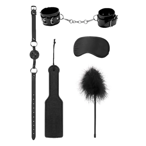 Introductory Bondage Kit 4 - Fekete szexuális izgató készlet
