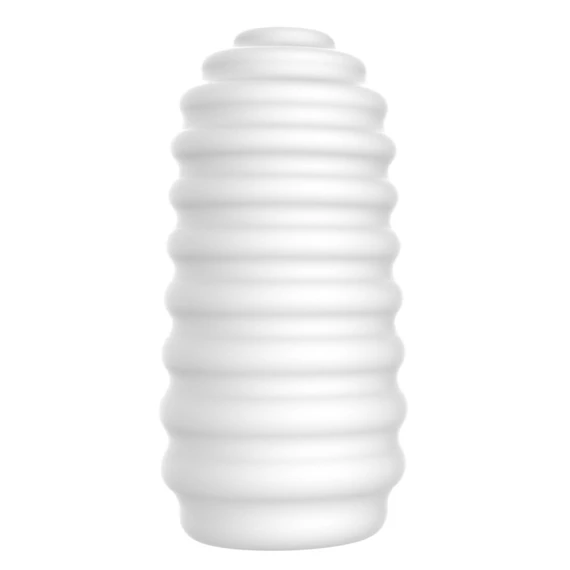 Hero Ribs White – textúrált maszturbátor fehér színben