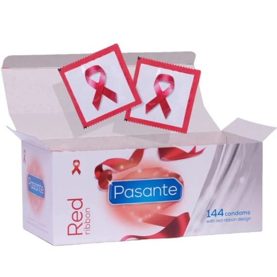 PASANTE - Prémium piros szalag óvszerek 144 db-os kiszerelés