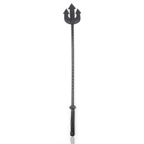 Trident Whip – 65 cm hosszú fekete csapkodó