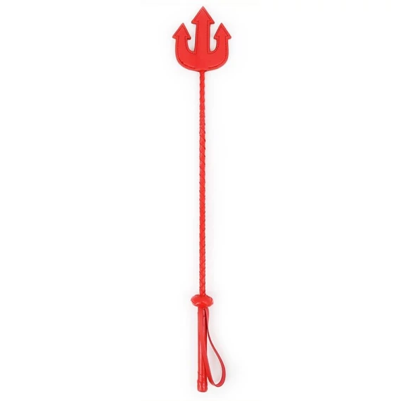 Trident Whip – 65 cm-es érzéki ostor, piros