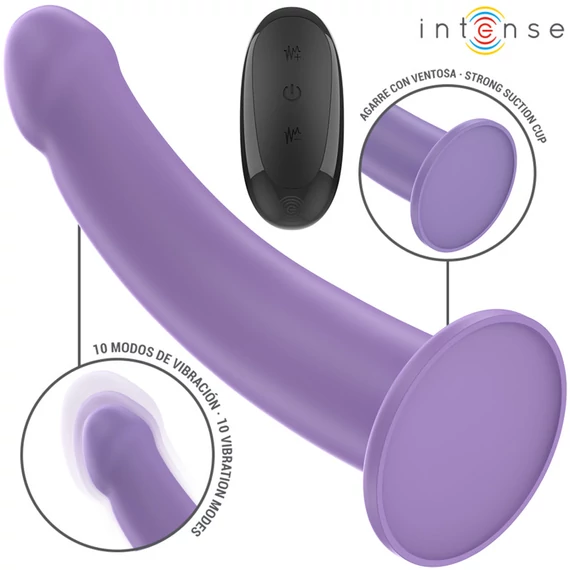 INTENSE Eddie – 10 funkciós távirányítós vibrátor 17,5 cm