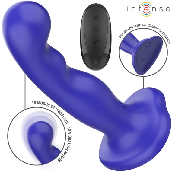 INTENSE Shorty – szívó tapadókorongos vibrátor távirányítóval