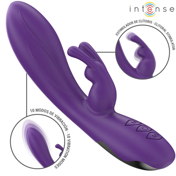 Intense Randall Rabbit  10 vibrációs prémium vibrátor lila