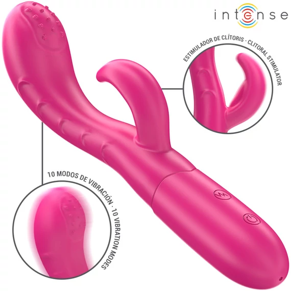 INTENSE Amara – izgató nyelvvel rendelkező vibrátor, 10 rezgés