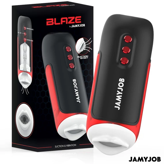 JAMYJOB BLAZE – automatikus száj maszturbátor 5 élvezet móddal