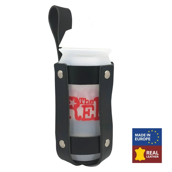 Átlátszó 500ml kenőanyag shaker bőr állvánnyal