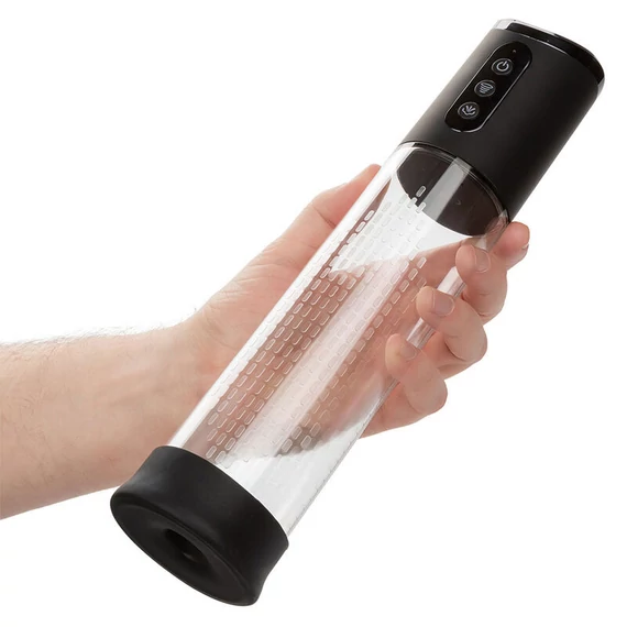 CALEXOTICS Peak – 4 sebességű stimuláló pumpa feketében