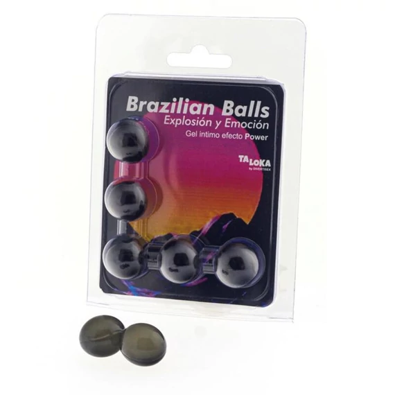TALOKA – 5 brazil golyós izgató zselé prémium hatással