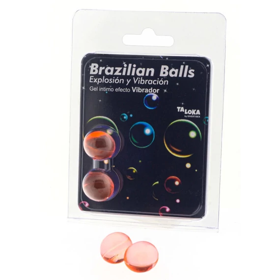 TALOKA – izgató vibráló gél 2 brazil golyóval