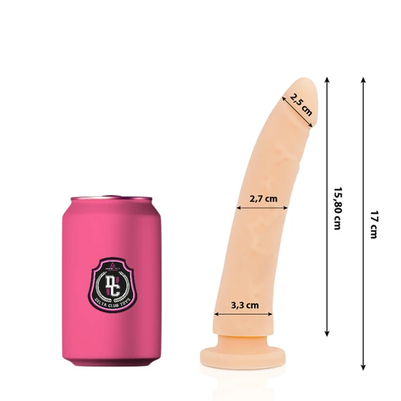 DELTA CLUB – prémium szilikon dildó, 17 cm hosszú