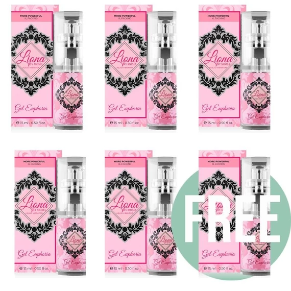 Liona by Moma - prémium folyékony vibráló gél 15 ml, 5+1 ajándék