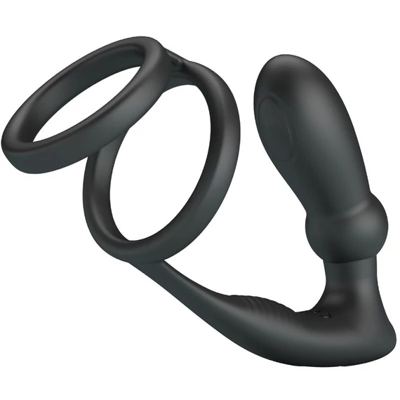 PRETTY LOVE – vibráló péniszgyűrű és análplug 12 fokozattal