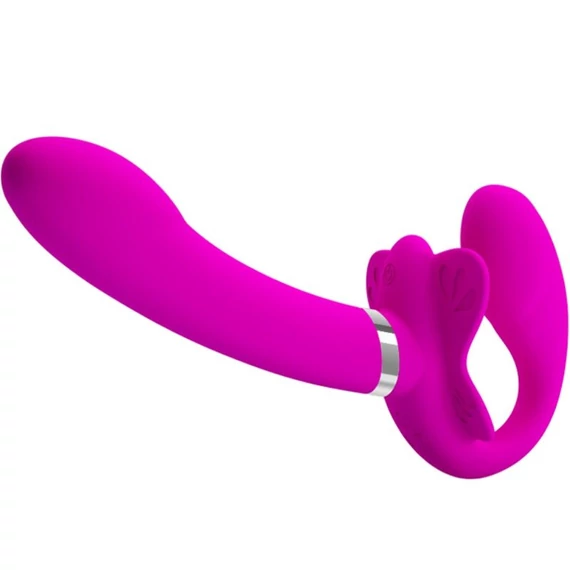 Pretty Love Valerie – dupla strap-on vibrátor 12 rezgésfokozattal