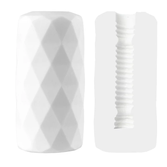 DIAMAL soft – bordázott prémium maszturbátor 14 cm