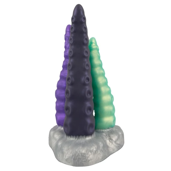 Triple Dildo Tri Tentak – prémium hármas dildó 19 cm