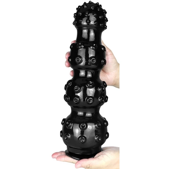 Meteor – prémium vibráló dildó (32 cm, 10 cm)