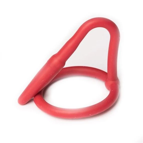 Silicone Cock Plug – vörös prémium péniszdugó