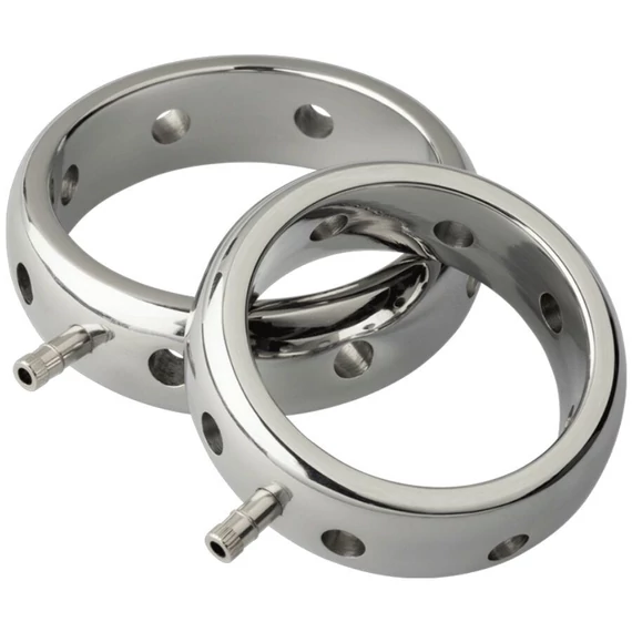ELECTRASTIM – prémium elektrosokk fém péniszgyűrű 42 mm