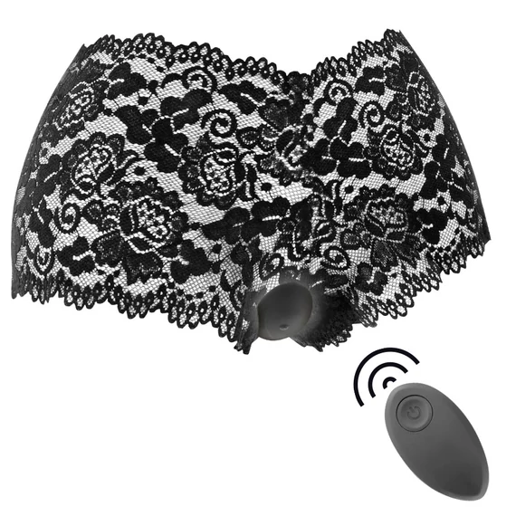 BLACK&SILVER - ZARA távirányítós izgató ingyenes bugyival