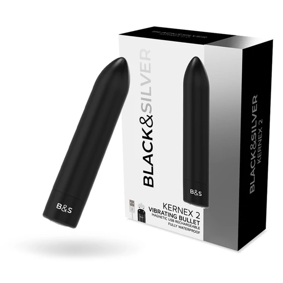 BLACK&SILVER – vibráló mágneses bullet stimuláló