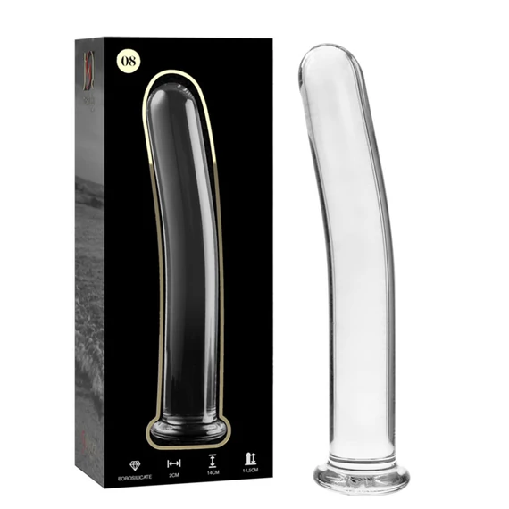 Ibiza Nebula Series – Prémium üveg dildó 14,5 cm hosszú