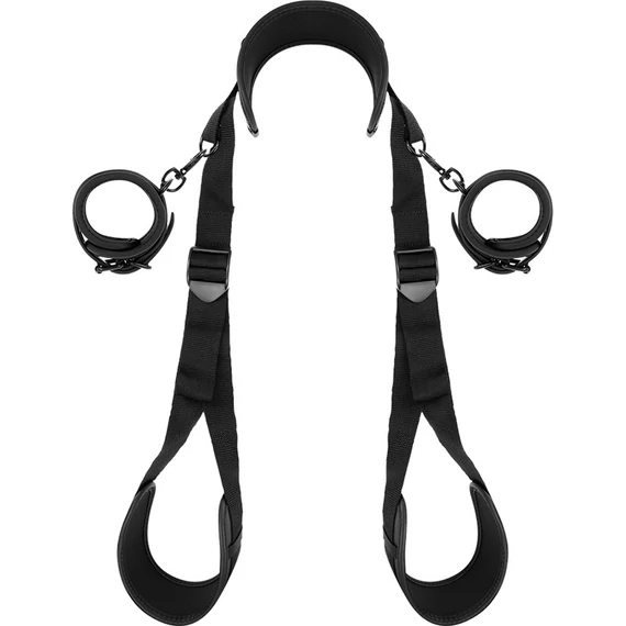 Fetish Submissive – nyitott lábú bilincs prémium neoprénnel