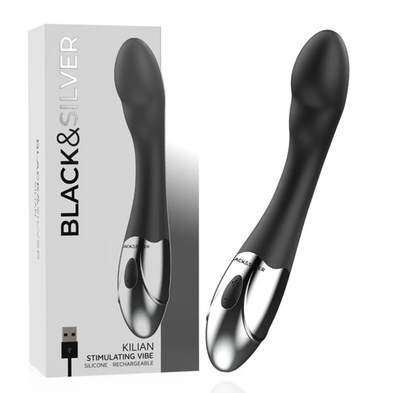 BLACK&SILVER – érzékeltető mini vibrátor