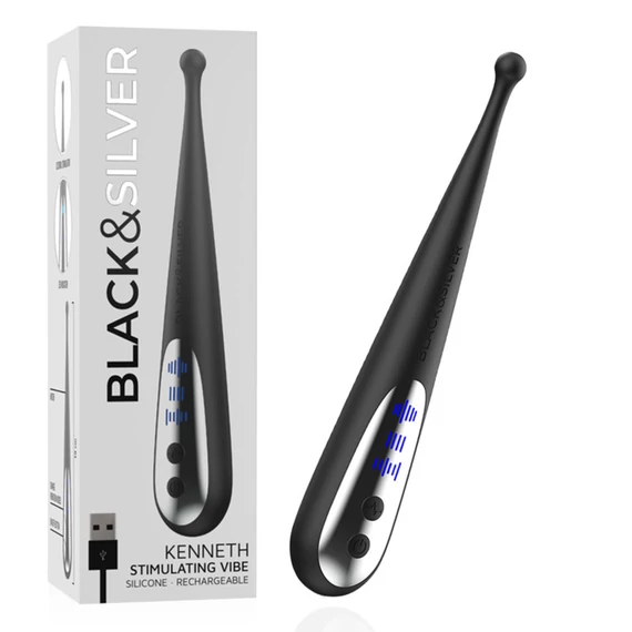 Black&Silver – izgató vibrátor elegáns dizájnnal