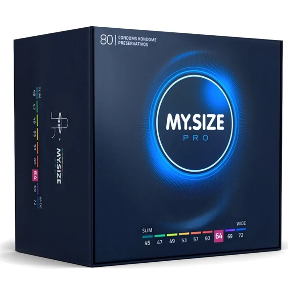 MY SIZE – prémium 64 mm óvszer 80 darabos kiszerelésben