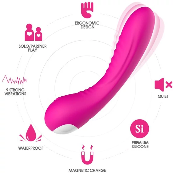 ARMONY Legend – prémium szilikon vibrátor fukszia színben