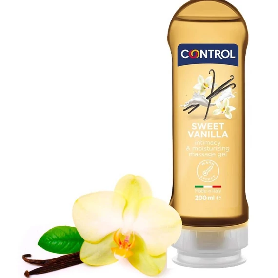 CONTROL - 2 az 1-ben masszázs és kényeztető olaj 200 ml