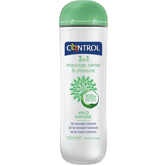 CONTROL Wild Nature – 3 az 1-ben masszázsgél 200 ml