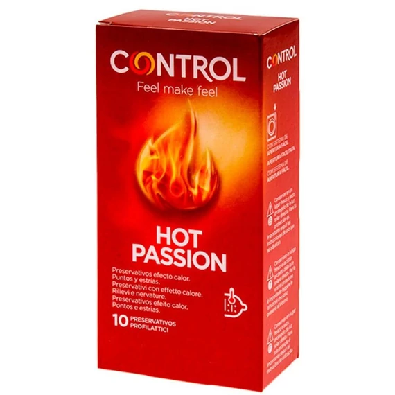 CONTROL - Forró szenvedély – 10 db melegítő hatású gél