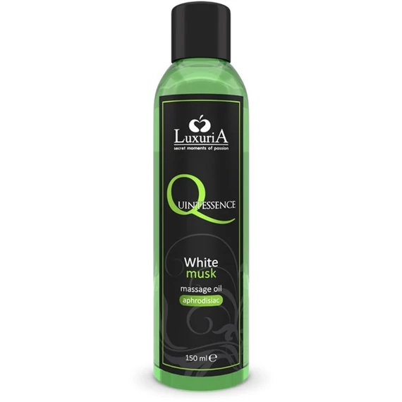 LUXURIA Quintessence – fehér pézsma érzéki masszázsolaj 150 ml
