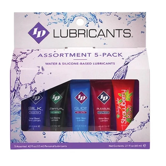 ID JUICY LUBE – válogatott síkosító csomag 5x 12 ml