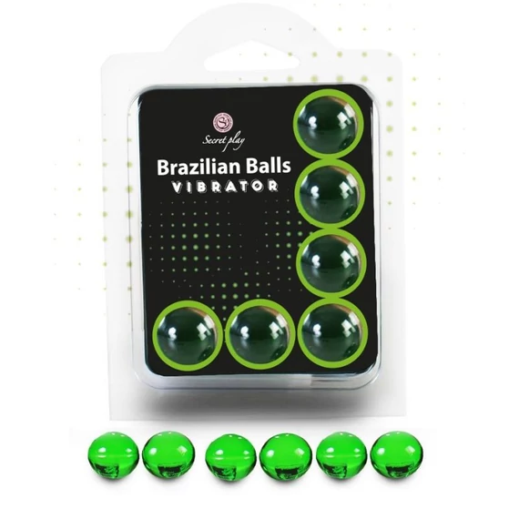 SECRETPLAY – 6 db brazil vibráló golyó szett