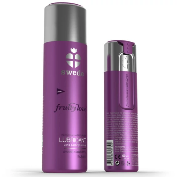 SWEDE - gyümölcsös lubrikáns málna-rhubárbbal 50 ml
