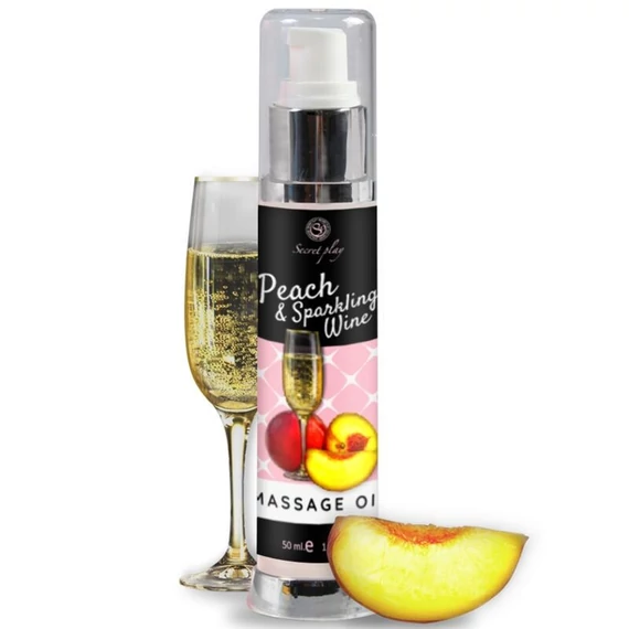 SECRETPLAY - Barackos és pezsgős masszázsolaj 50 ml