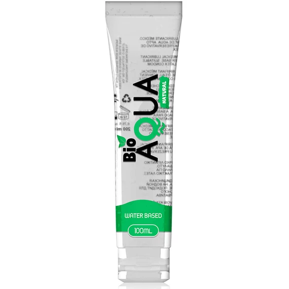 BIOAQUA – 100 ml vízbázisú, természetes összetevőjű síkosító