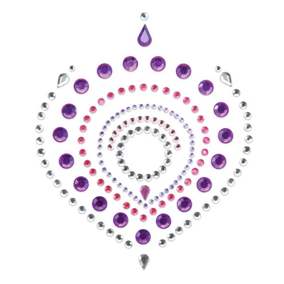 Bijoux Indiscrets Flamboyant – érzéki lila és rózsaszín kiegészítő