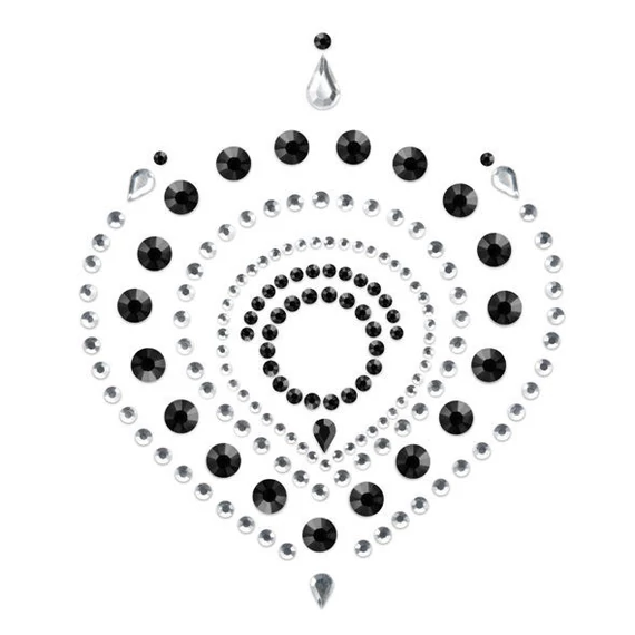 Bijoux Indiscrets – elegáns fekete ezüst intim kiegészítő