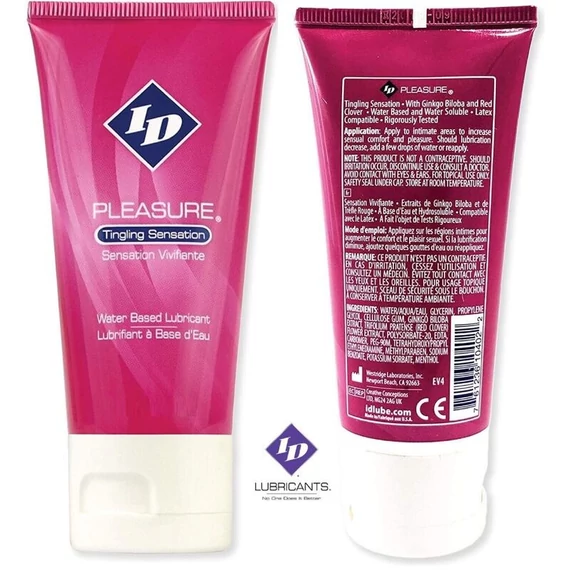 ID PLEASURE – vízbázisú síkosító utazó tubus 60 ml