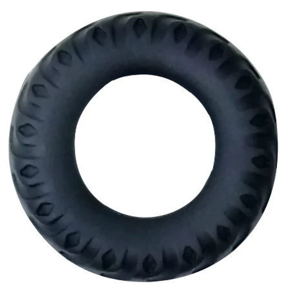 BAILE Titan – fekete/zöld, 2 cm-es péniszgyűrű