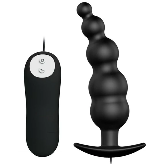 PRETTY LOVE – különböző rezgésmódos anális plug távirányítóval